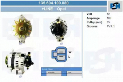 CV PSH 135604100080 -  Генератор